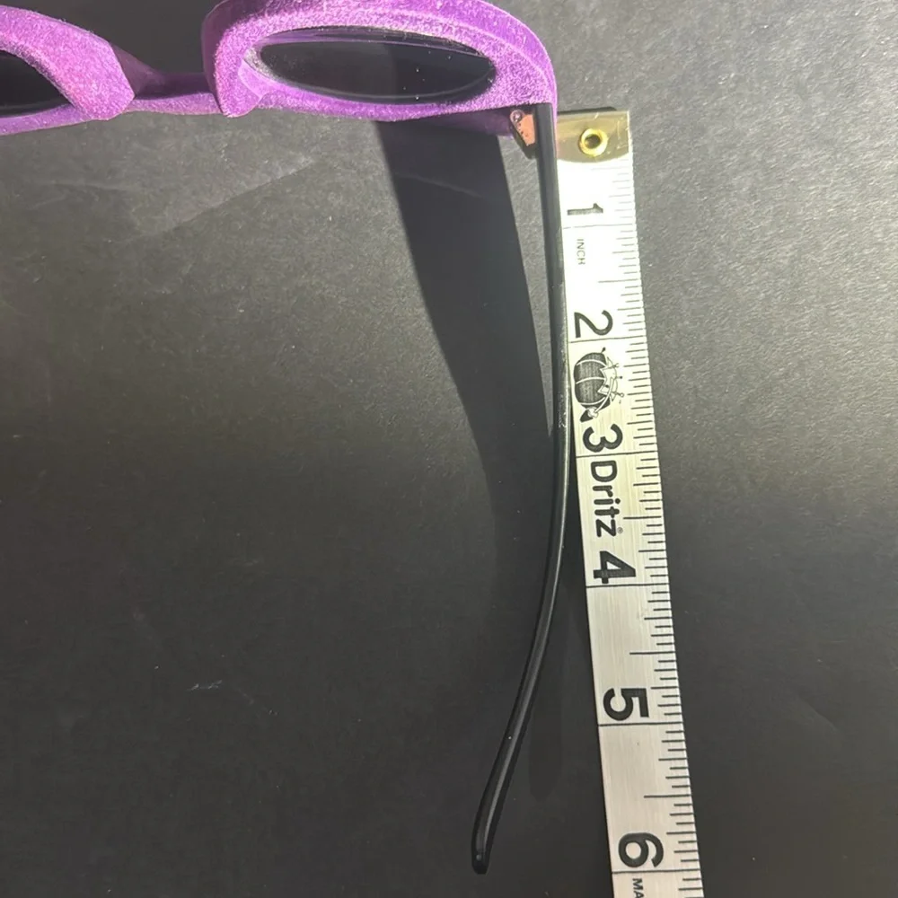 Purple Velvet Unisex Eyeglasses